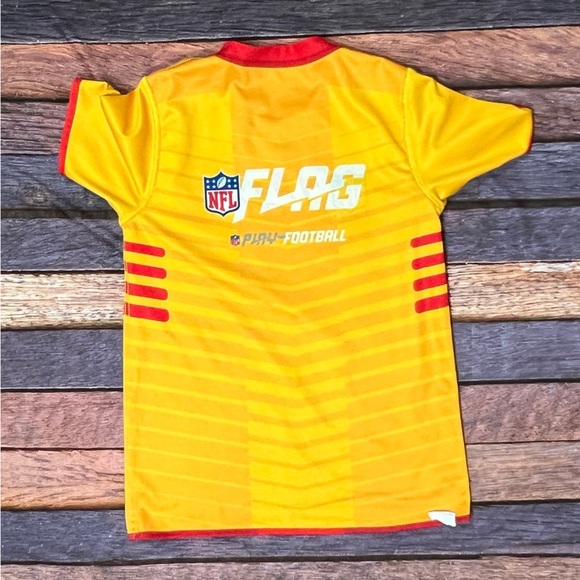 Kansas City Chiefs Reversible NFL Football Flag Boys Kids Youth Jersey - Picture 4 of 6